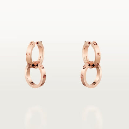 [Love Lucky]LOVE 3.3MM DANGLE EARRINGS