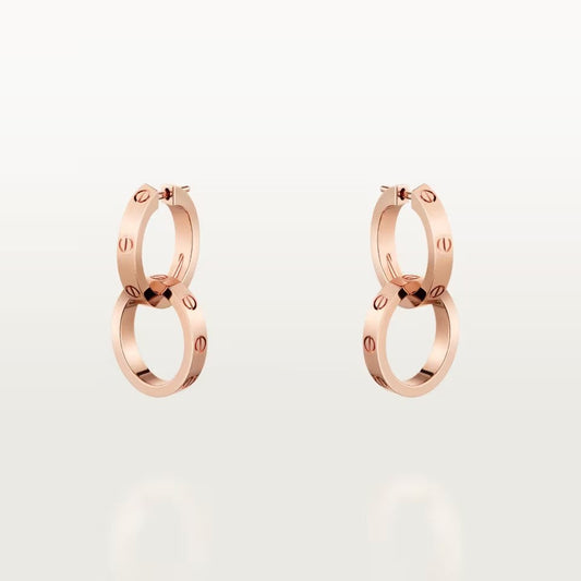 [Love Lucky]LOVE 3.3MM DANGLE EARRINGS