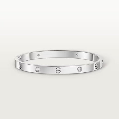 [Love Lucky]LOVE BRACELET 4.8MM 4 DIAMONDS