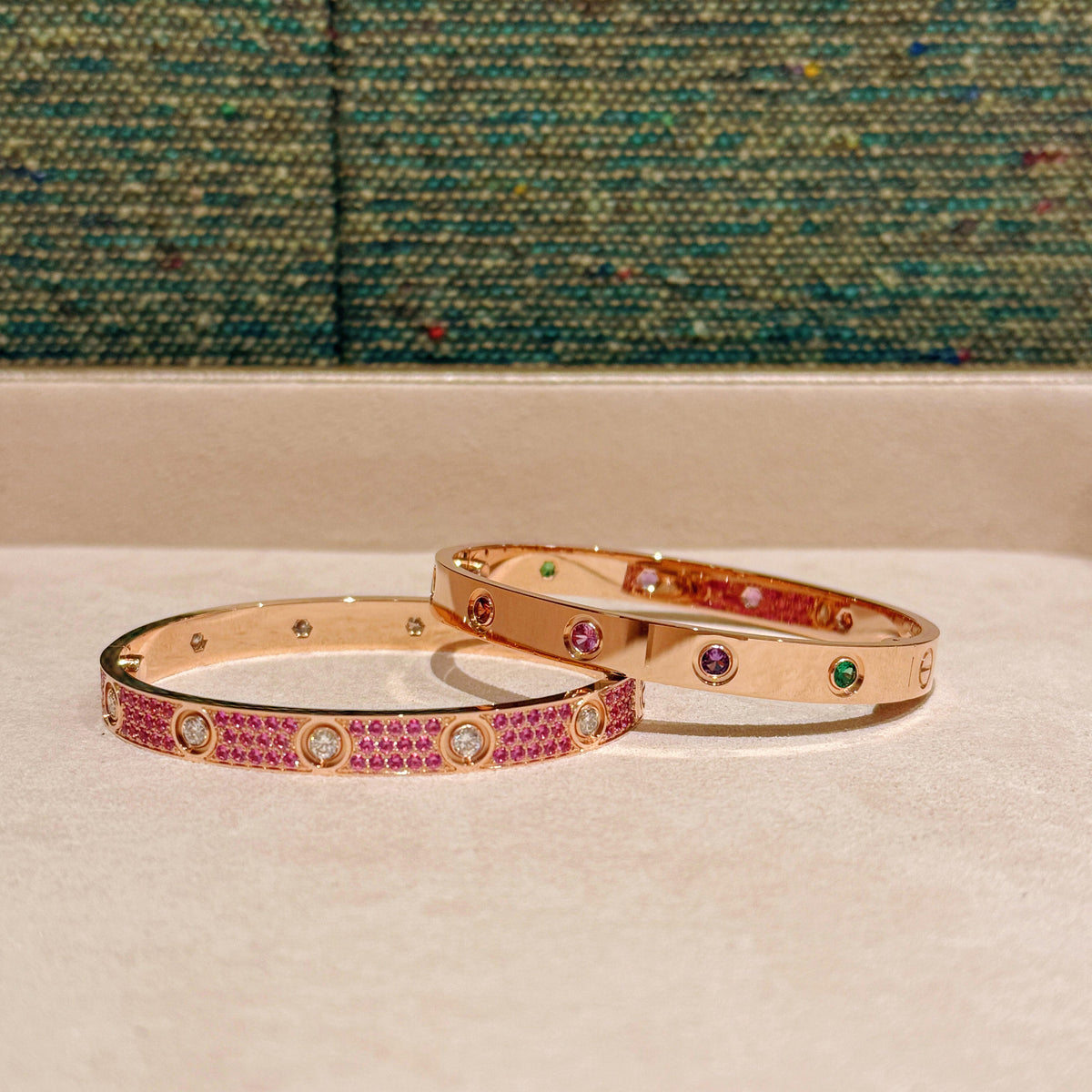 [Love Lucky]2026 BRACCIALE RAINBOW LOVE 6,1MM 10 DIAMANTI