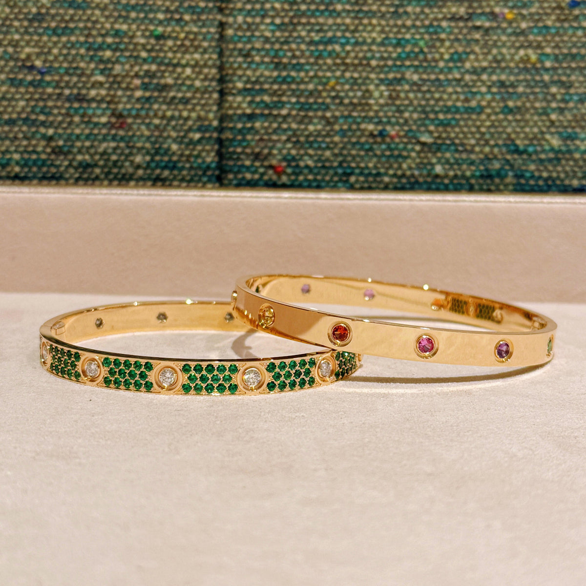 [Love Lucky]2026 BRACCIALE RAINBOW LOVE 6,1MM 10 DIAMANTI