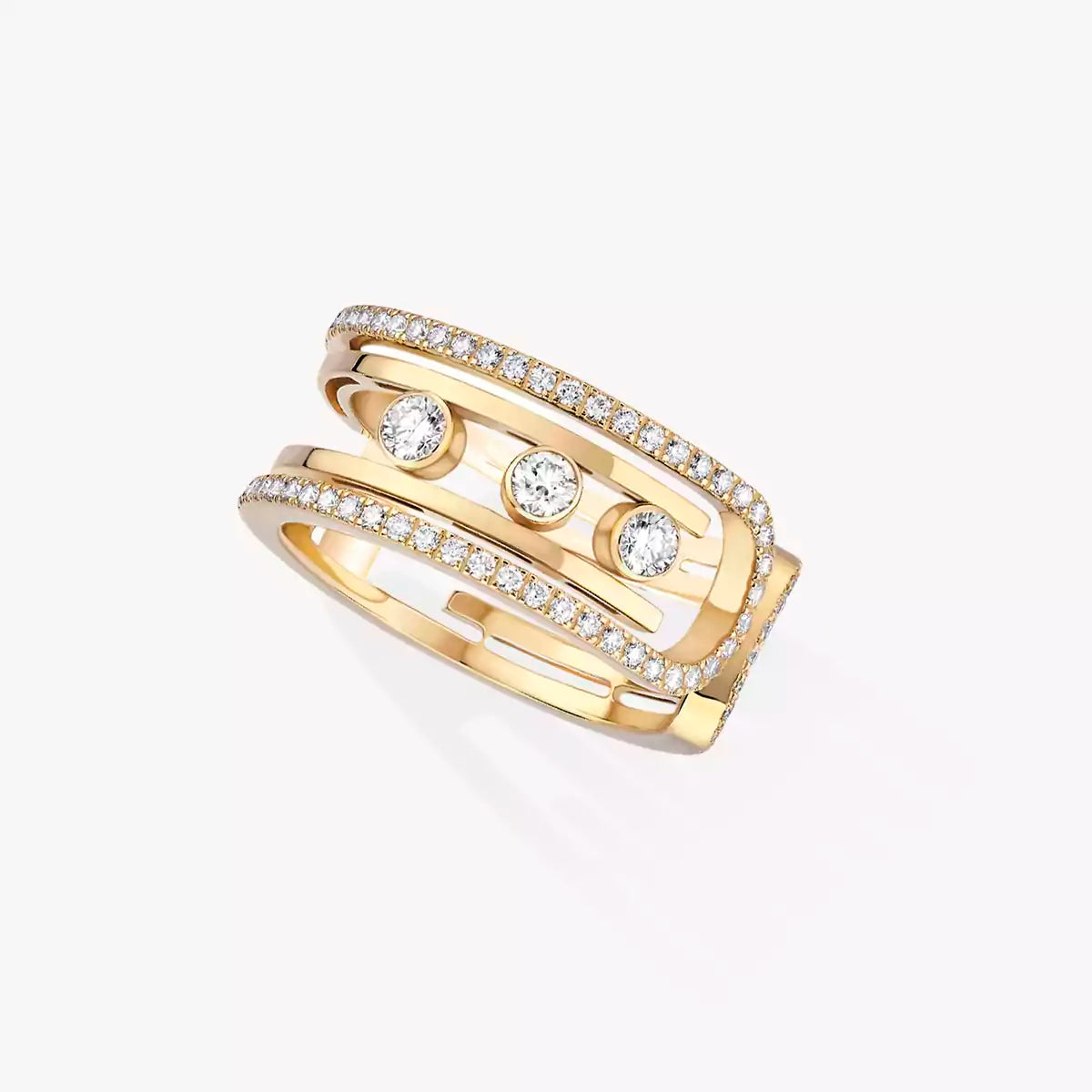 [Love Lucky]Move 10th Diamond Ring in Gold