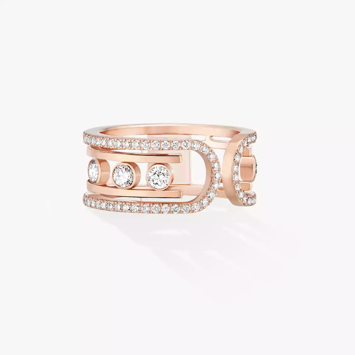 [Love Lucky]Move 10th Diamond Ring in Gold