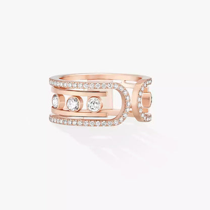 [Love Lucky]Move 10th Diamond Ring in Gold