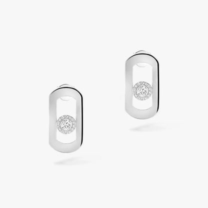 [Love Lucky]So Move Diamond Earrings in Yellow Gold