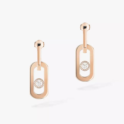 [Love Lucky]So Move XL Diamond Pendant Earrings