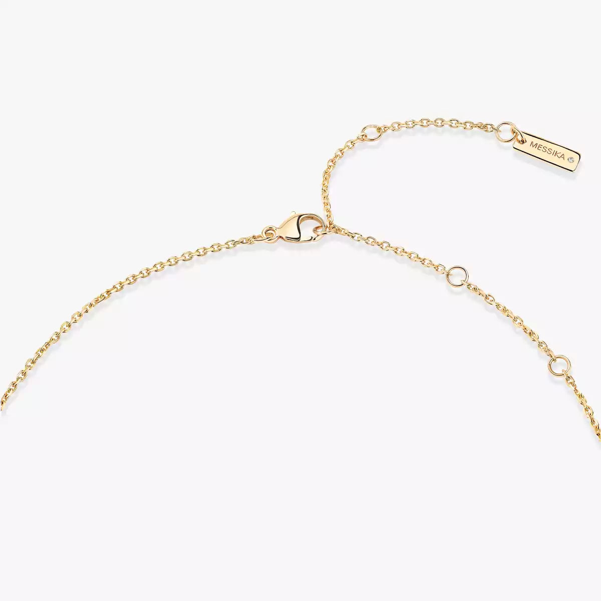 [Love Lucky] Collier Lucky Eye en or rose et turquoise avec diamant