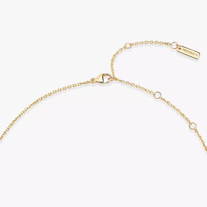 [Love Lucky] Collier Lucky Eye en or rose et turquoise avec diamant