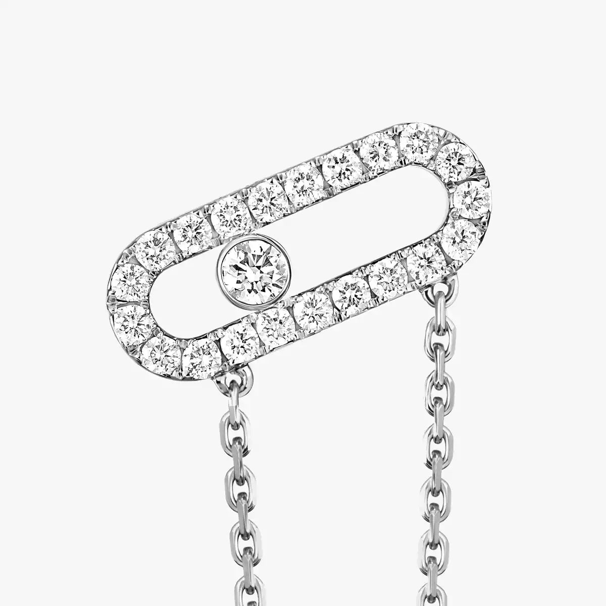 [Love Lucky]Move Uno Diamond Earrings