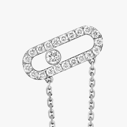 [Love Lucky]Move Uno Diamond Earrings