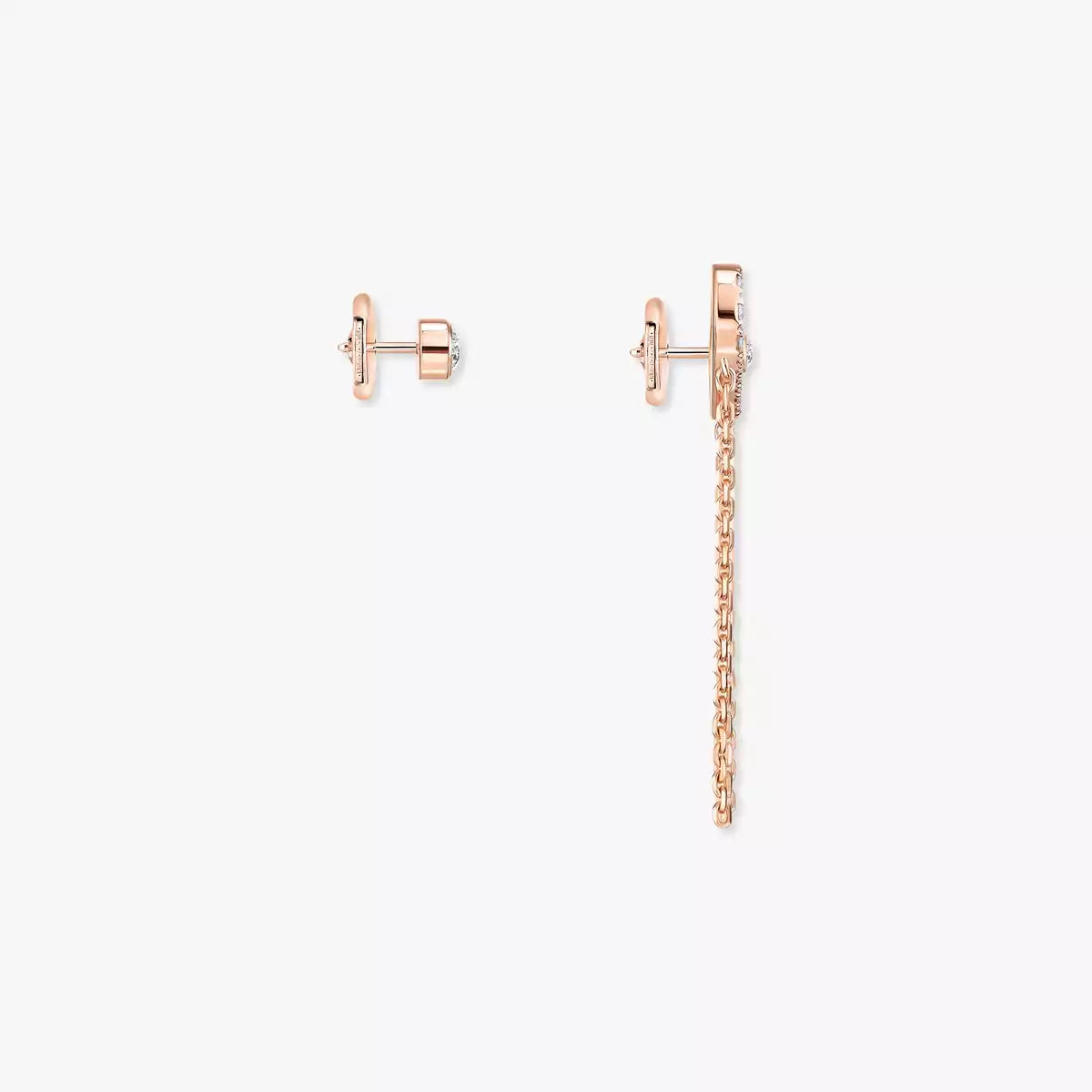 [Love Lucky]Move Uno Diamond Earrings
