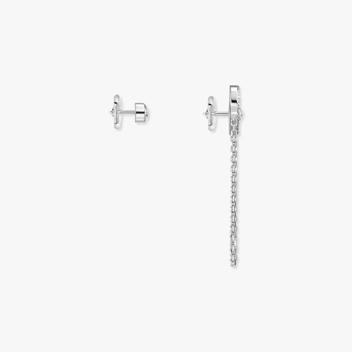 [Love Lucky]Move Uno Diamond Earrings