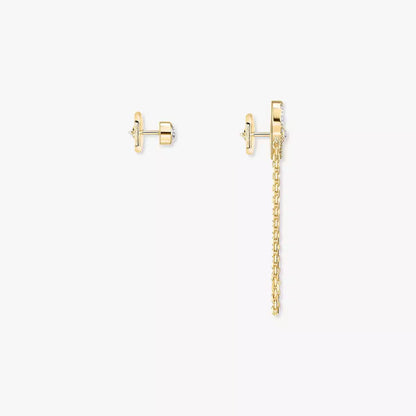 [Love Lucky]Move Uno Diamond Earrings