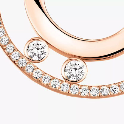 [Love Lucky]Move Romane Small Diamond Hoop Earrings