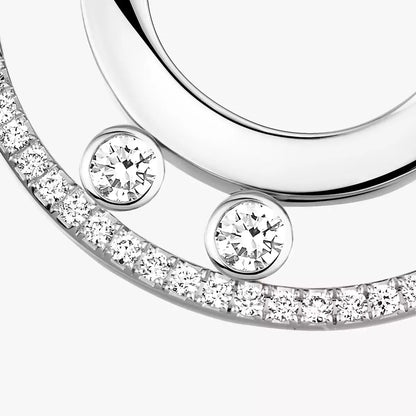 [Love Lucky]Move Romane Small Diamond Hoop Earrings