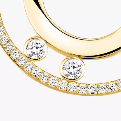 [Love Lucky]Move Romane Small Diamond Hoop Earrings