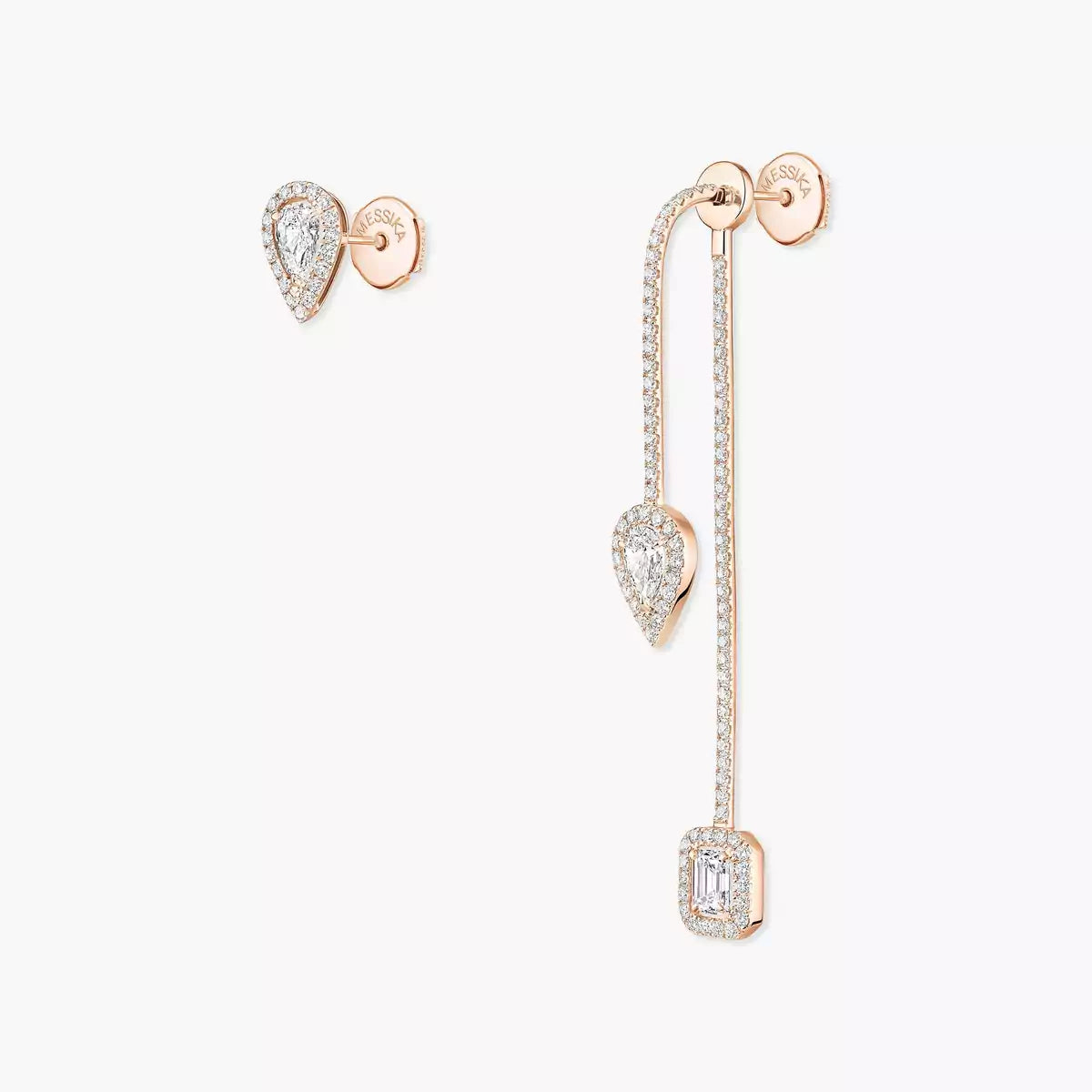 [Love Lucky]Diamond Drop Earrings My Twin