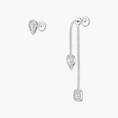 [Love Lucky]Diamond Drop Earrings My Twin