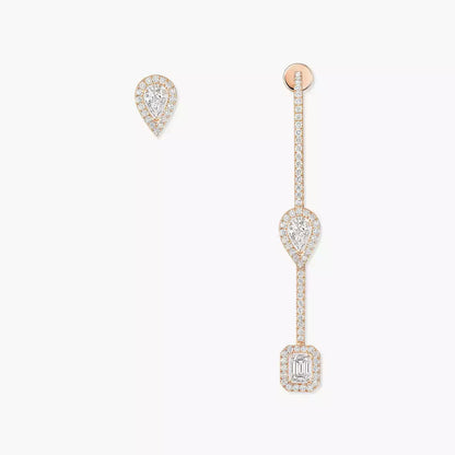 [Love Lucky]Diamond Drop Earrings My Twin