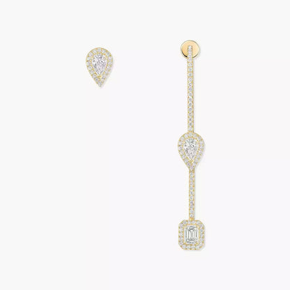 [Love Lucky]Diamond Drop Earrings My Twin