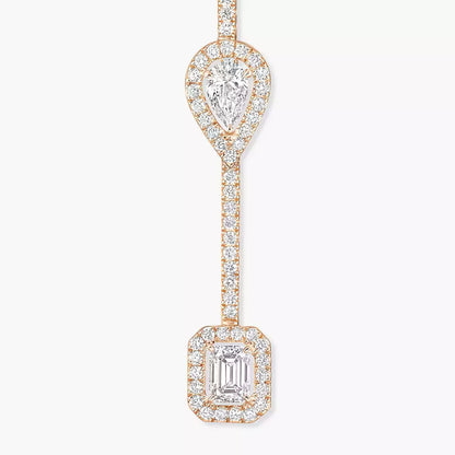 [Love Lucky]Diamond Drop Earrings My Twin