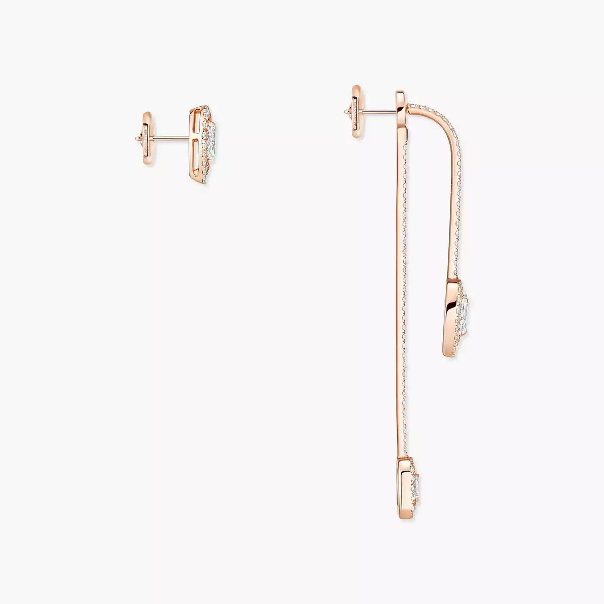 [Love Lucky]Diamond Drop Earrings My Twin