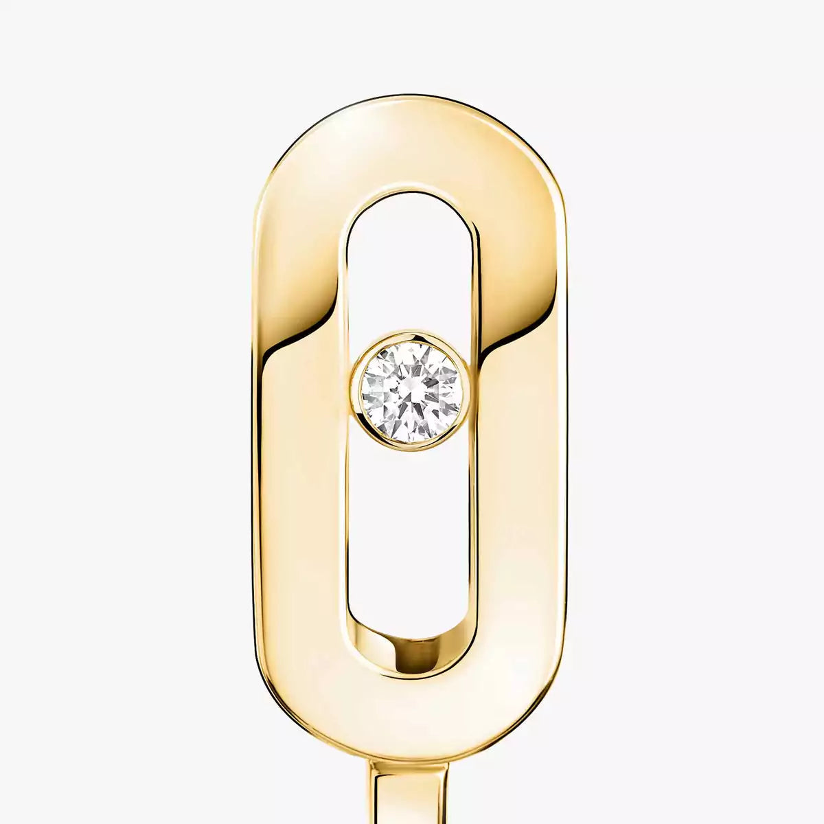 [Love Lucky]Diamond Mini Hoop Earrings Move Classique