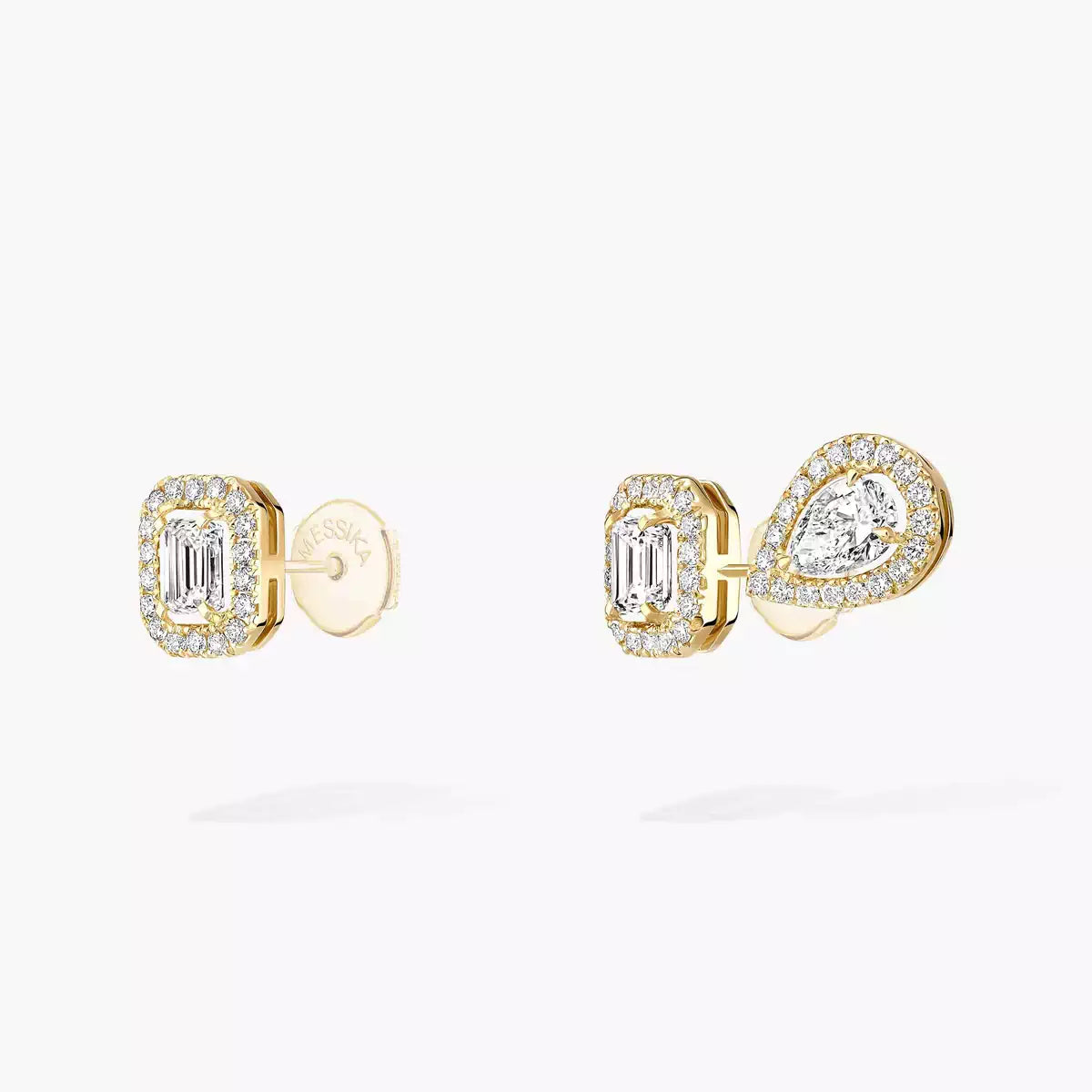 [Love Lucky]Diamond Earrings 0,10ct My Twin 1+2