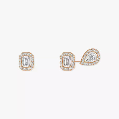 [Love Lucky]Diamond Earrings 0,10ct My Twin 1+2