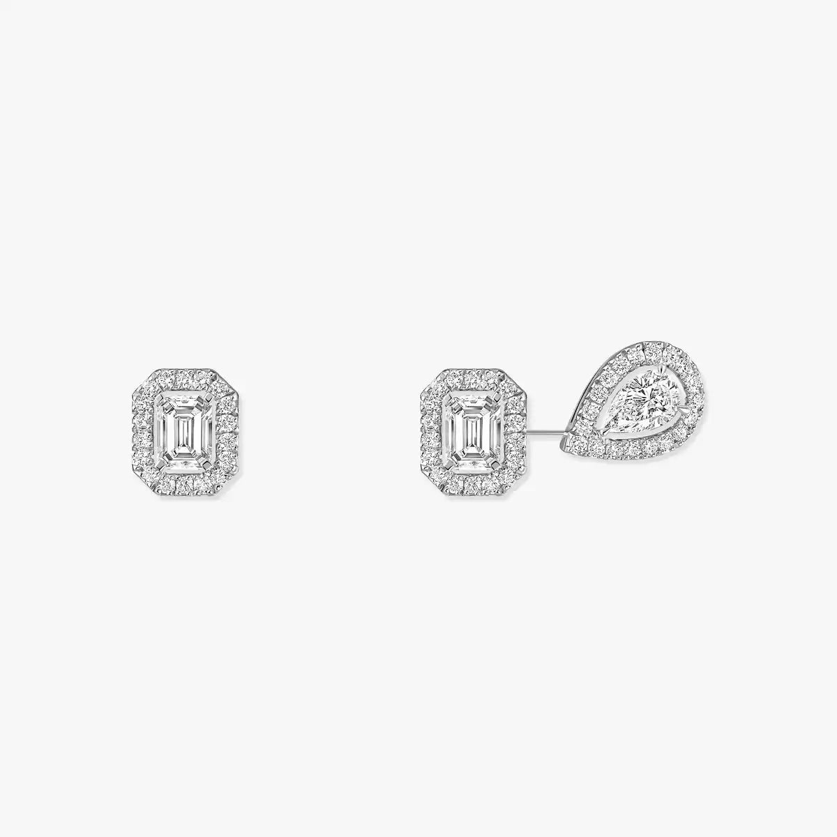 [Love Lucky]Diamond Earrings 0,10ct My Twin 1+2