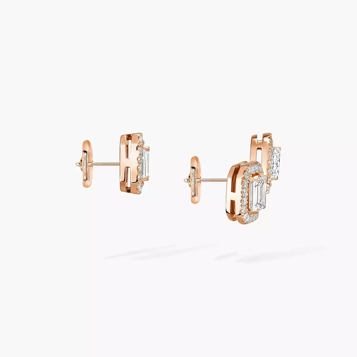 [Love Lucky]Diamond Earrings 0,10ct My Twin 1+2