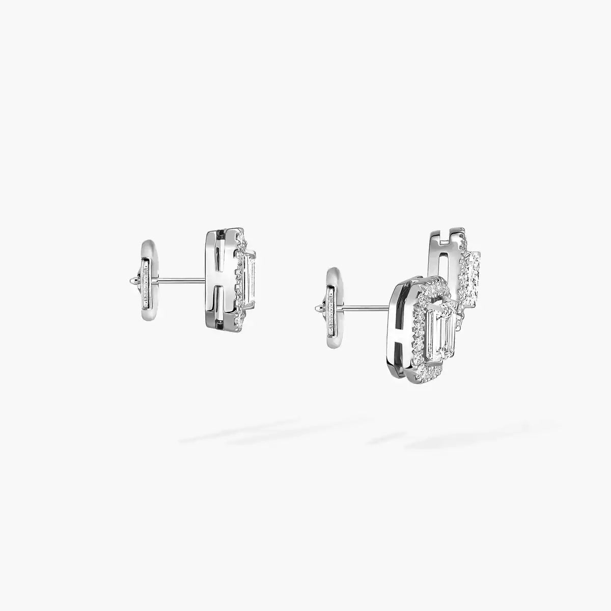 [Love Lucky]Diamond Earrings 0,10ct My Twin 1+2
