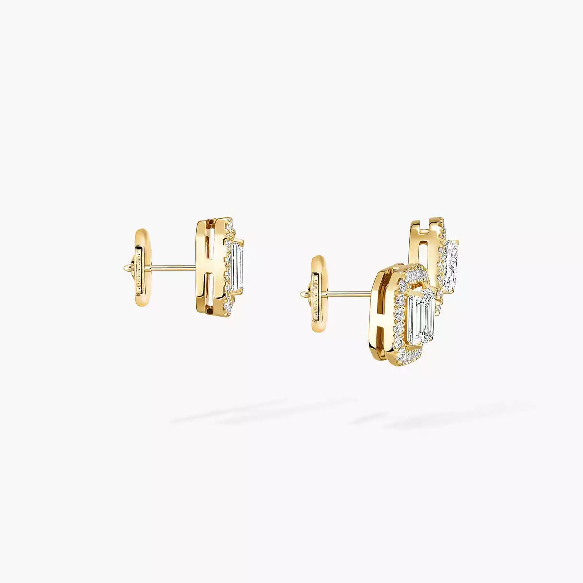 [Love Lucky]Diamond Earrings 0,10ct My Twin 1+2