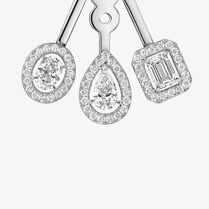 [Love Lucky] My Twin Trio  Diamond Earrings