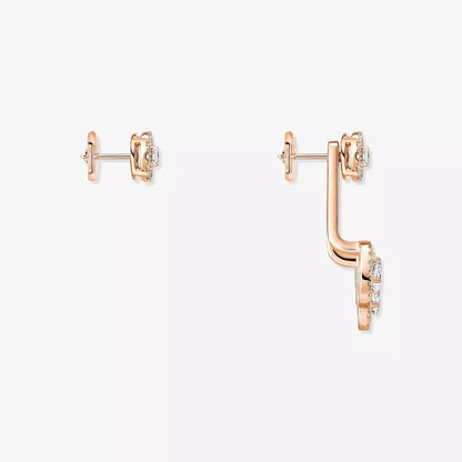 [Love Lucky] My Twin Trio  Diamond Earrings