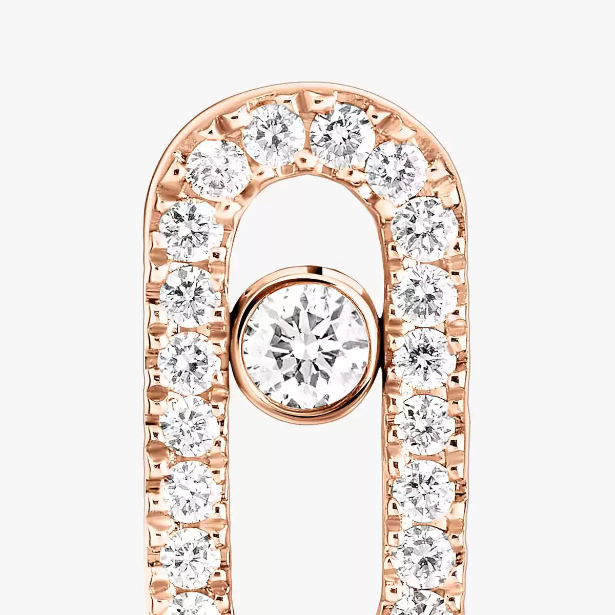 [Love Lucky]Move Uno Diamond Earrings