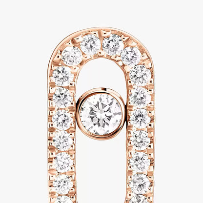 [Love Lucky]Move Uno Diamond Earrings