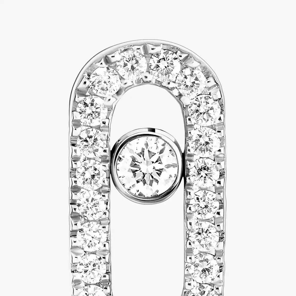 [Love Lucky]Move Uno Diamond Earrings