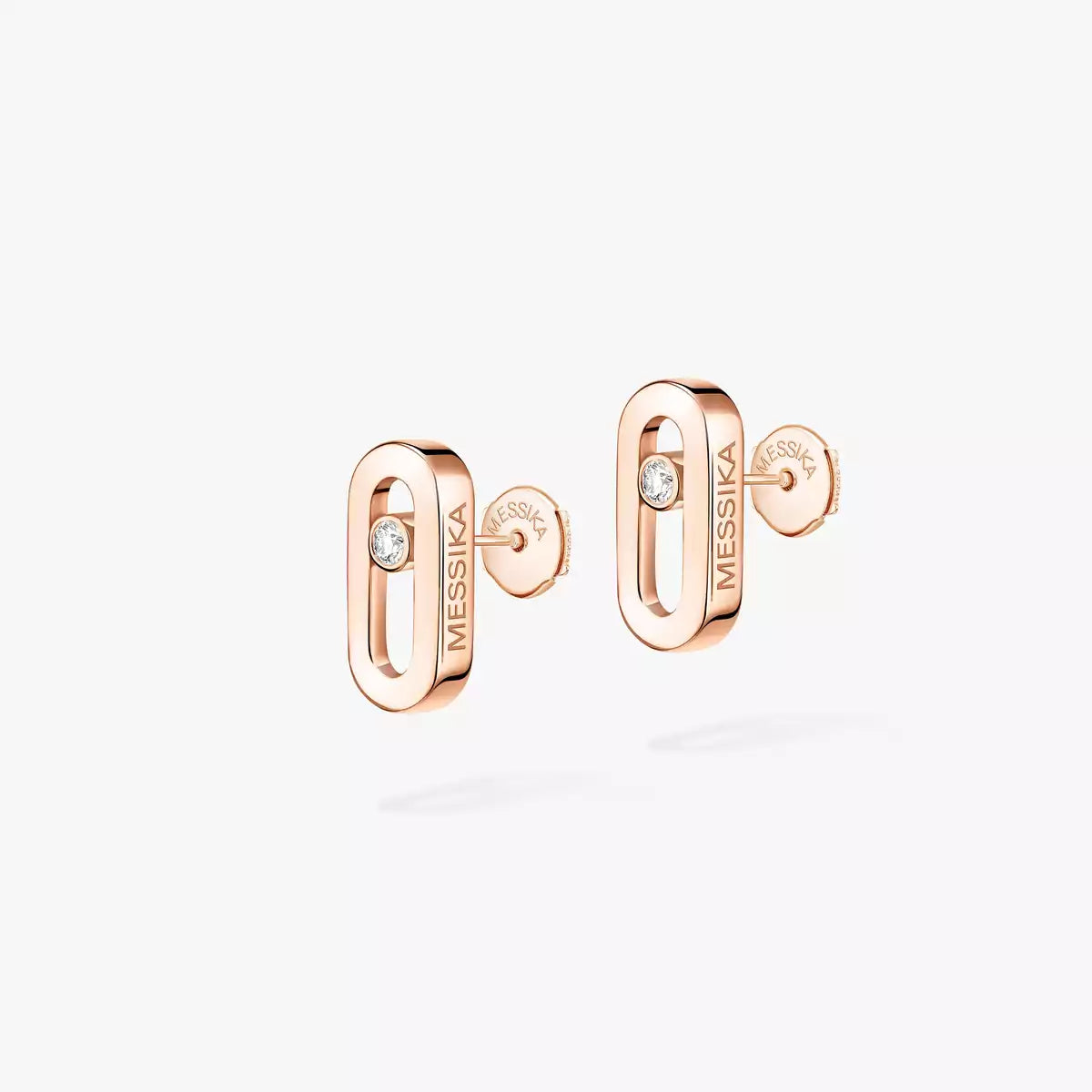 [Love Lucky]Move Uno Diamond Stud Earrings
