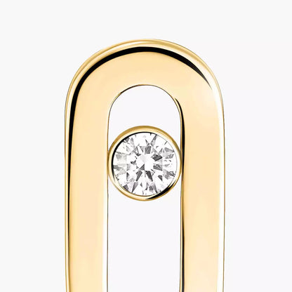 [Love Lucky]Move Uno Diamond Stud Earrings