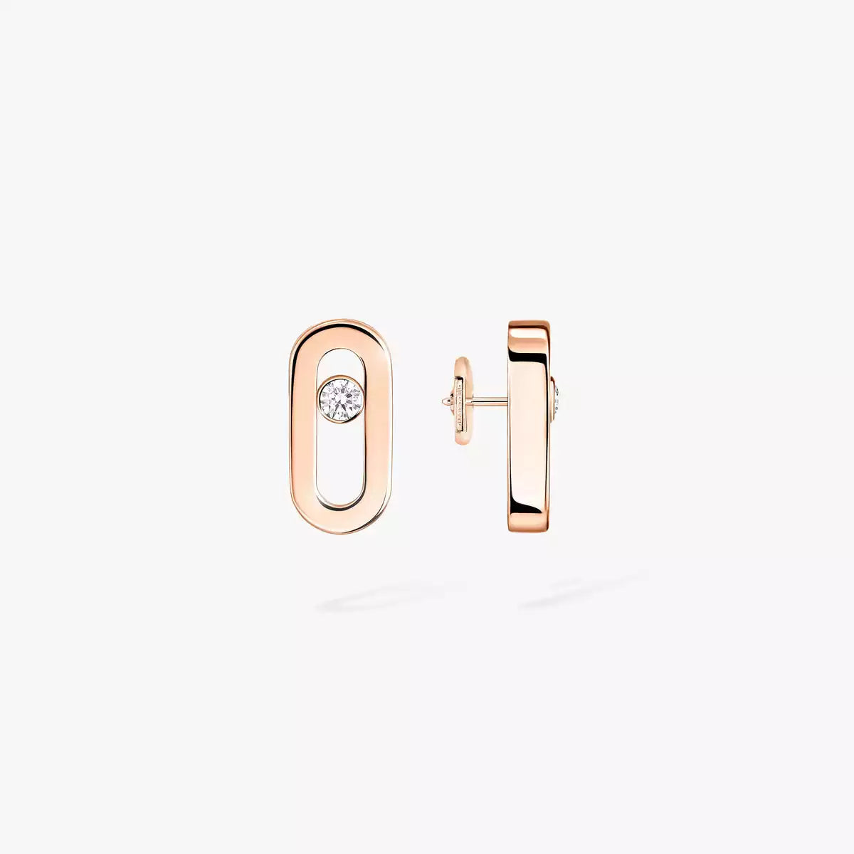 [Love Lucky]Move Uno Diamond Stud Earrings