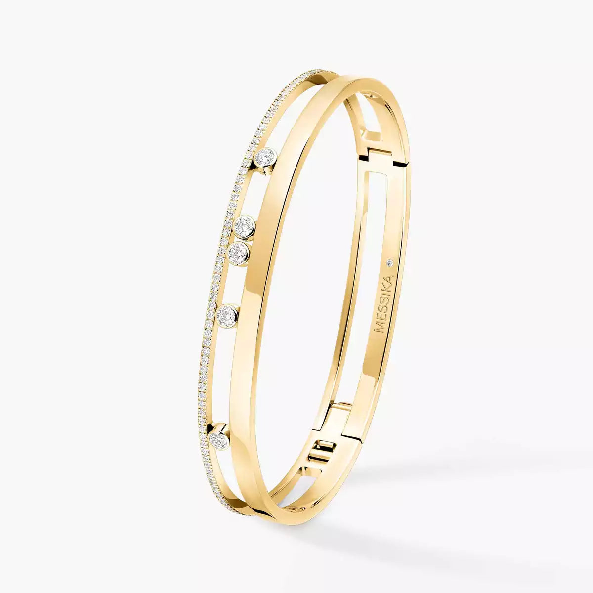 [Love Lucky]Move Romane Diamond Bangle Bracelet