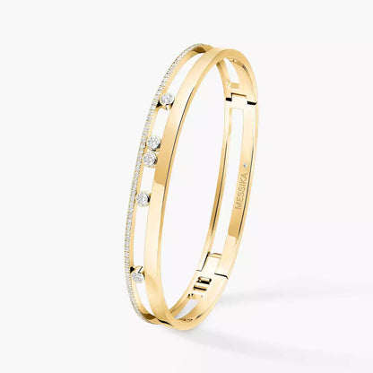 [Love Lucky]Move Romane Diamond Bangle Bracelet