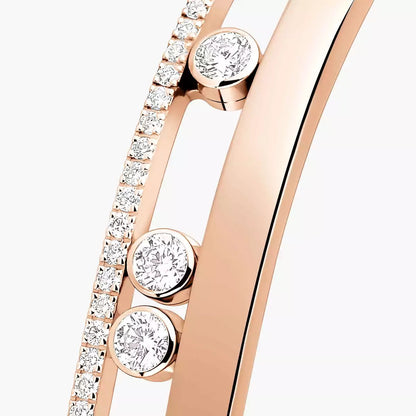 [Love Lucky]Move Romane Diamond Bangle Bracelet