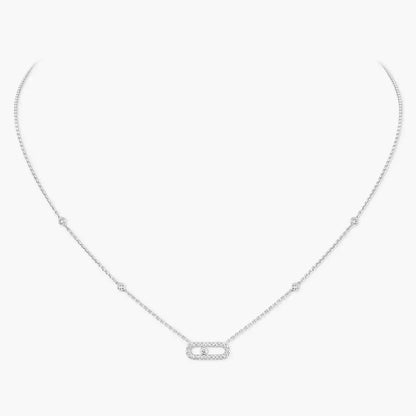 [Love Lucky]Collana con diamante Move Uno