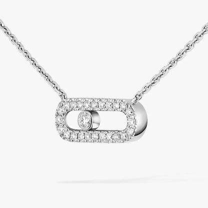 [Love Lucky]Collana con diamante Move Uno