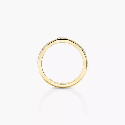 [Love Lucky]Bague de mariage Move Joaillerie pavée diamants