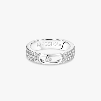 [Love Lucky]Bague de mariage Move Joaillerie pavée diamants