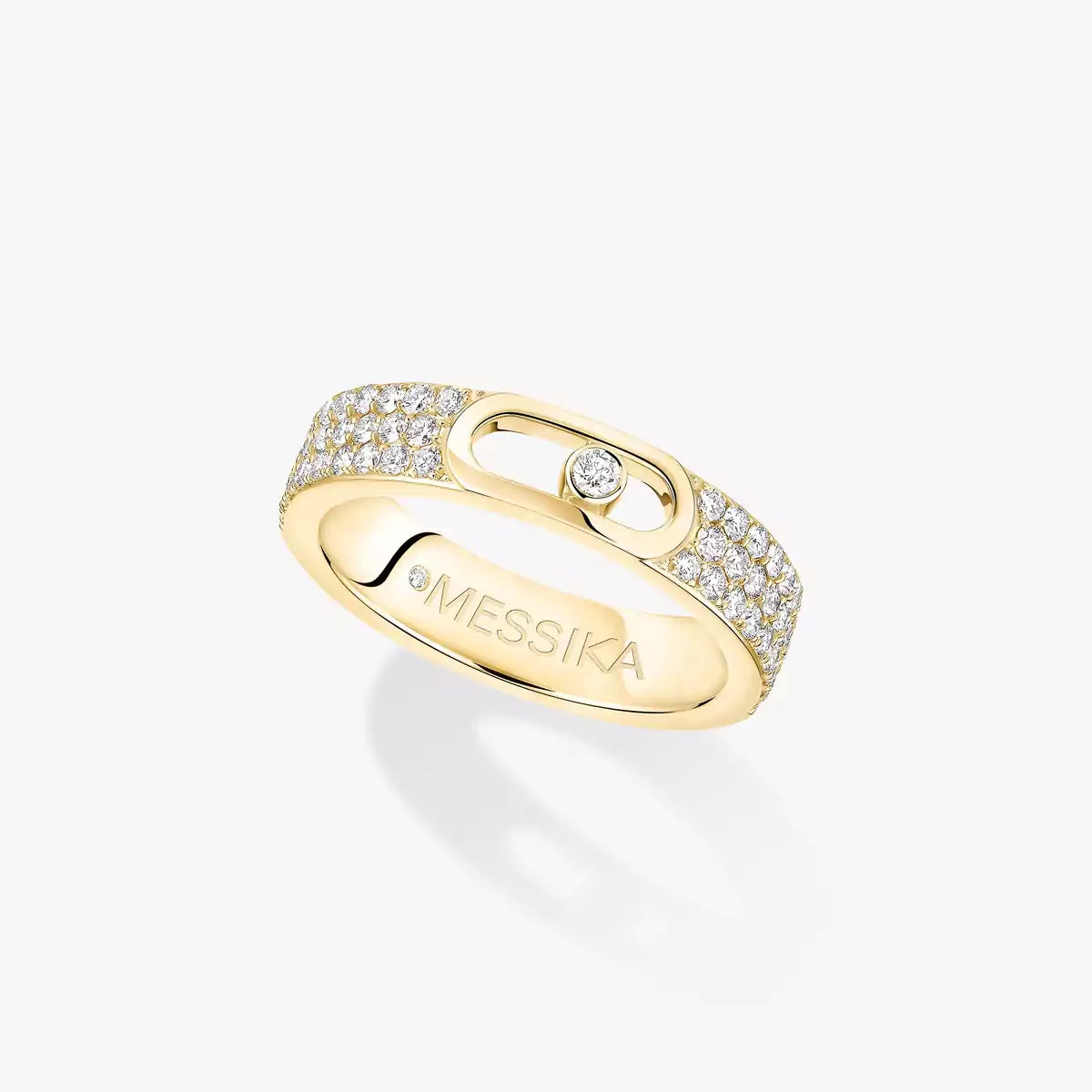 [Love Lucky]Bague de mariage Move Joaillerie pavée diamants
