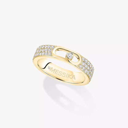 [Love Lucky]Bague de mariage Move Joaillerie pavée diamants